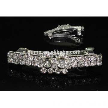 2015 Custom Glitter Crystal Barrette Headwear Rhinestone Hairgrip